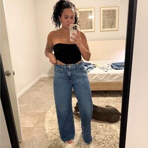 •• AEO Super High-Rise Baggy Wide Leg ••
